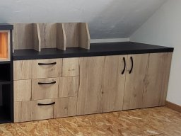 Bibliothèque pour soupente